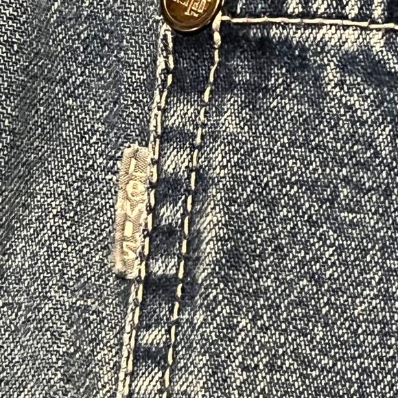 Levis Vintage Silvertab Jeans Mens Carpenter Baggy Wide Leg Skater  35 X 33 - Picture 5 of 8